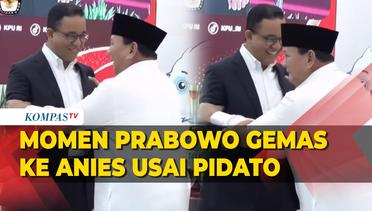 Momen Prabowo Gemas ke Anies usai Pidato di KPU