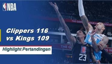 NBA I Cuplikan Hasil Pertandingan :  Clippers 116 vs Kings 109
