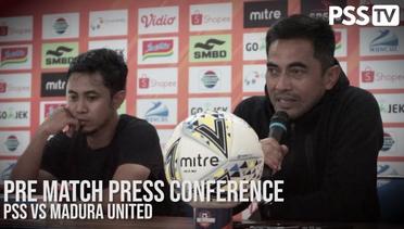 [Pre Match Press Conference] PSS vs Madura United | Shopee Liga 1 2019