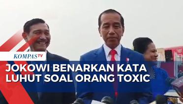 Jokowi Tanggapi Pesan Luhut soal Tak Bawa Orang Toxic ke Kabinet: Ya Bener Dong