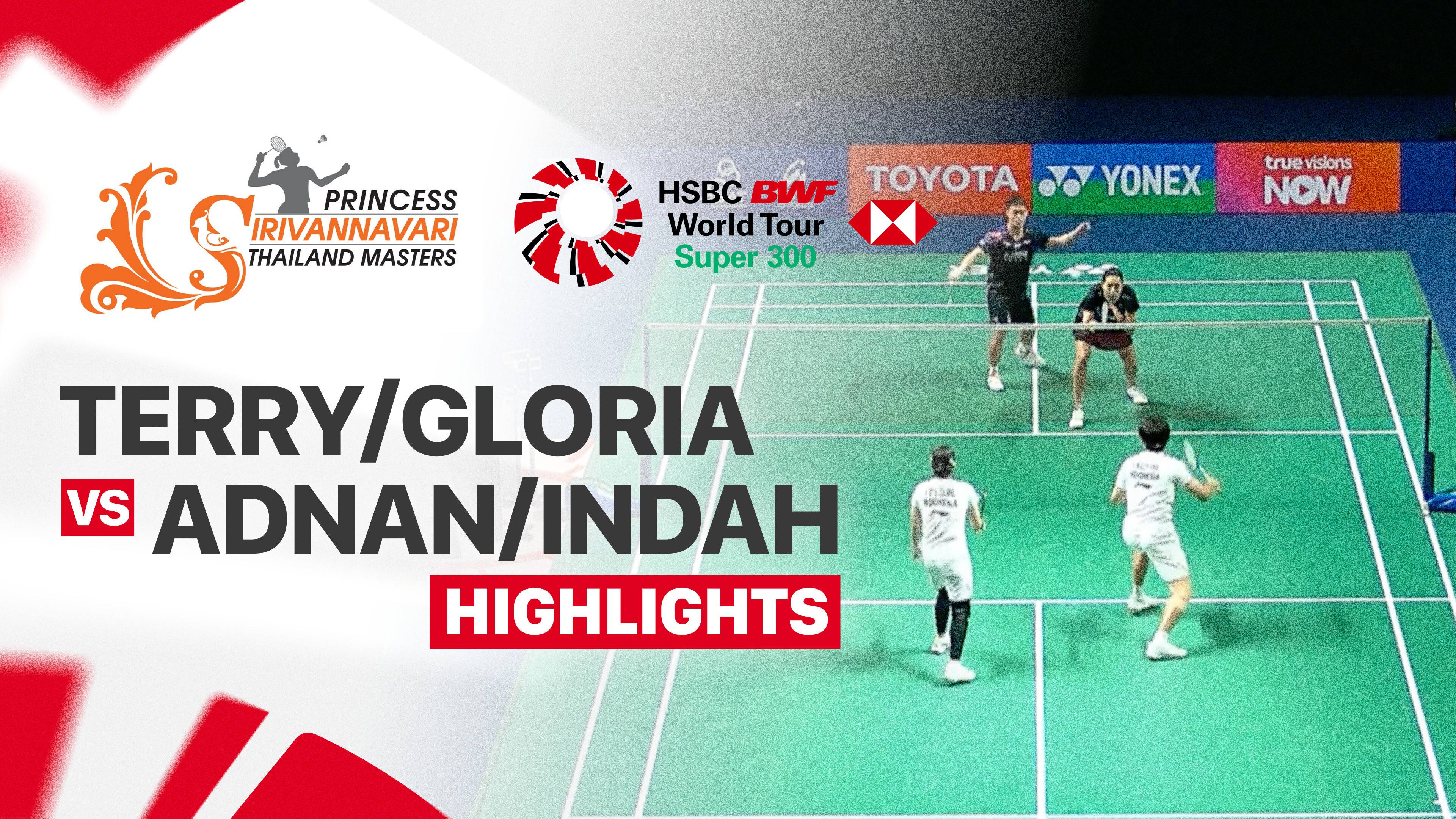 Hee Yong Kai Terry/Gloria Emanuelle Widjaja (SGP/INA) vs Adnan Maulana/Indah Cahya Sari Jamil (INA) - Mixed Doubles Round of 16 | PRINCESS SIRIVANNAVARI Thailand Masters 2026