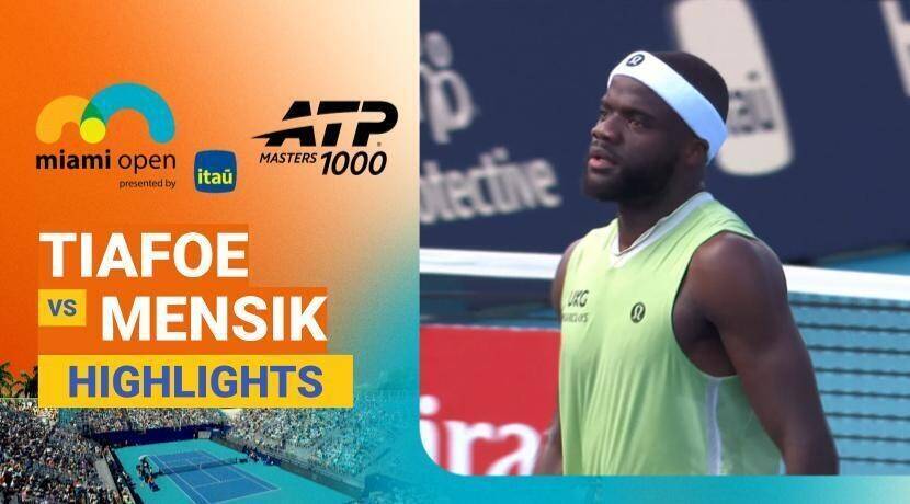 Frances Tiafoe vs Jakub Mensik - Round 3 (Grandstand) | ATP 1000 Miami Open presented by Itau 2026