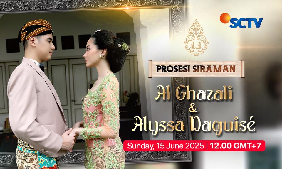 Prosesi Siraman: Al Ghazali & Alyssa Daguise