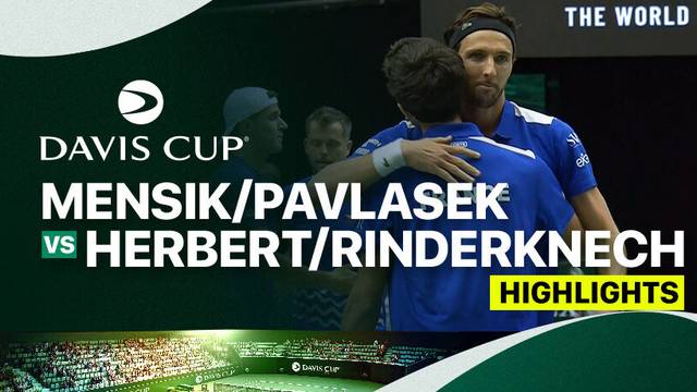 Jakub Mensik/Adam Pavlasek (CZE) vs Pierre Hugues Herbert/ Edouard Roger (FRA) - Highlights | Davis Cup Finals Group Stage 2024