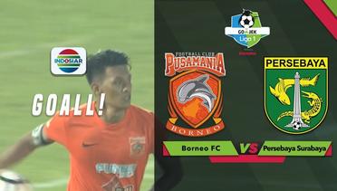 Goal Lerby Eliandry - Borneo FC (2) vs (2) Persebaya Surabaya | Go-Jek Liga 1 Bersama Bukalapak