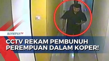 Detik-Detik CCTV Rekam Pembunuh Perempuan dalam Koper Mondar-mandir di Hotel