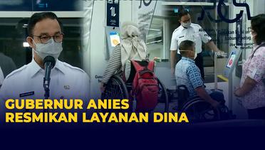 Gubernur Anies Baswedan Resmikan Fasilitas DINA di Stasiun MRT Jakarta