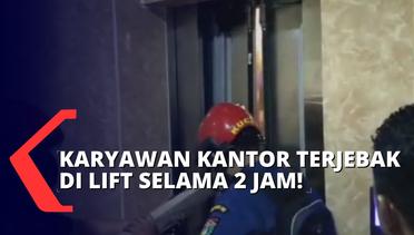 Petugas Damkar Berhasil Evakuasi Karyawan Kantor yang Terjebak di Dalam Lift!