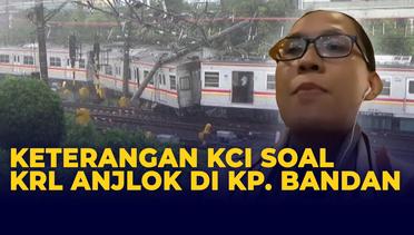 KRL Anjlok di Kampun Bandan, KCI Ungkap Situasi Terkini: Tak Ada Korban Jiwa