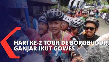 Hari Kedua Tour de Borobudur, Ganjar Pranowo Ikut Gowes
