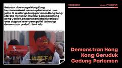 Demo Hong Kong, Pendemo Geruduk Gedung Parlemen