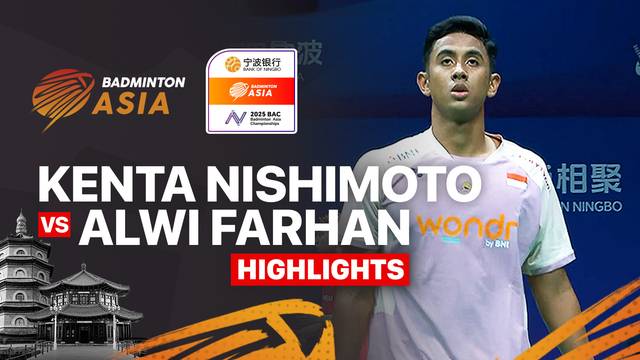 Kenta Nishimoto (JPN) vs Alwi Farhan (INA) - Highlights | Badminton Asia Championships 2025 - Men's Singles