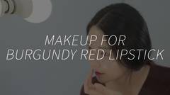 [K-Beauty] Autumn makeup special, Burgundy lip makeup tutorial