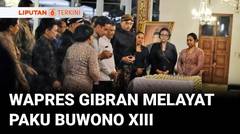 Wapres Gibran Melayat ke Keraton Surakarta, Beri Penghormatan Terakhir untuk PB XIII | Liputan 6