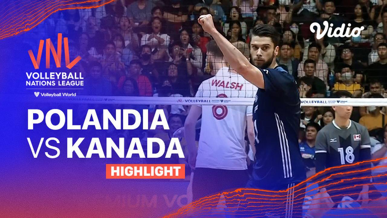 Match Highlights Polandia vs Kanada Men's Volleyball Nations League