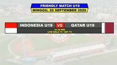 Hasil Uji Coba Timnas Indonesia U19 VS Qatar U19 Tadi Malam