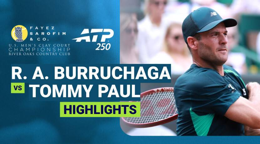 Roman Andres Burruchaga vs Tommy Paul - Final | ATP 250: Fayez Sarofim & Co. U.S. Men's Clay Court Championship 2026