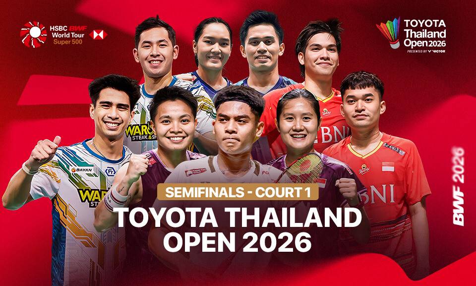 Toyota Thailand Open 2026 - Semifinals (Court 1)