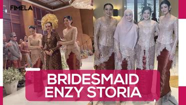 Pesona Para Bridesmaid di Pernikahan Enzy Storia