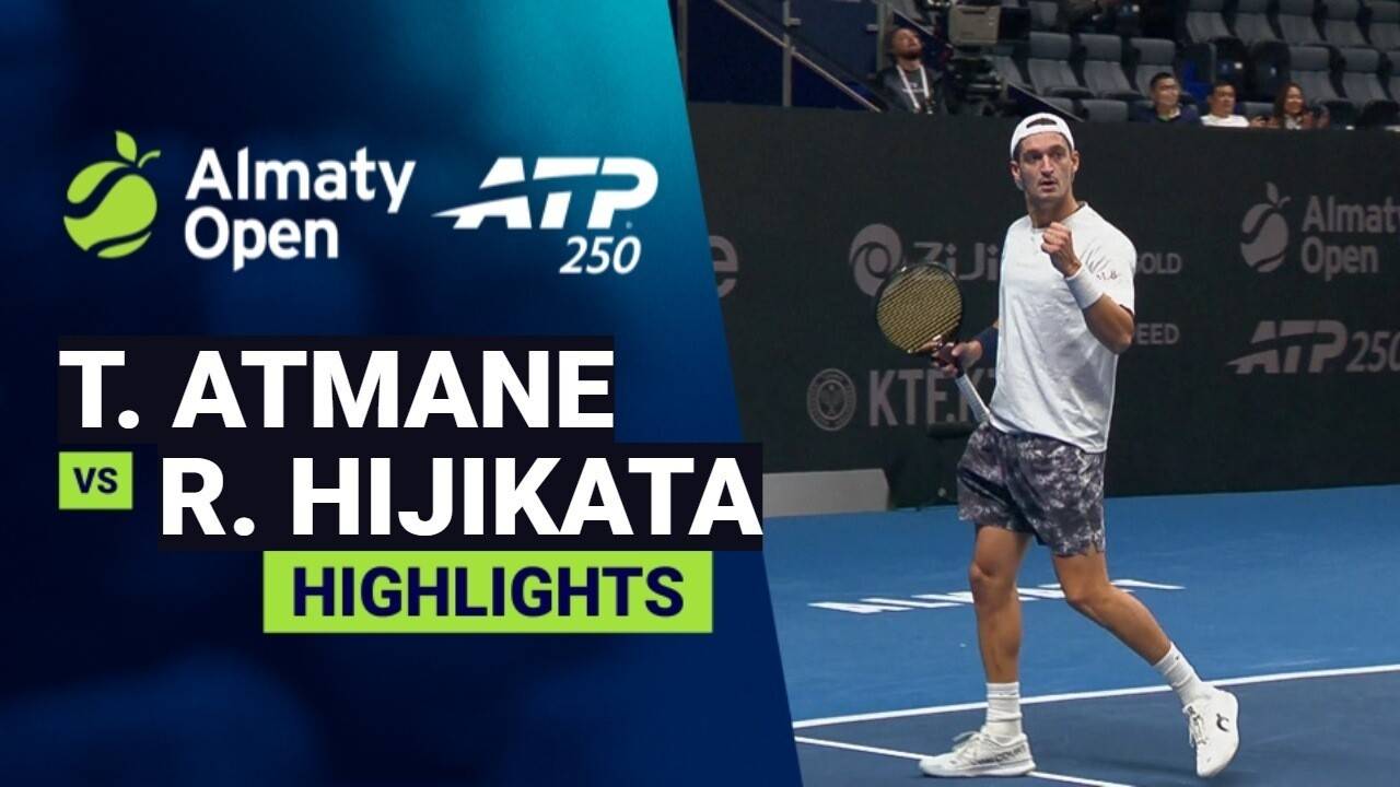 Terence Atmane vs Rinky Hijikata - Round 1 | ATP 250: Almaty Open 2026