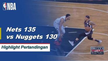 NBA I Cuplikan Pertandingan Nets 135 vs Nuggets 130