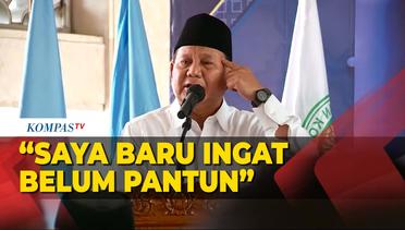 Ketika Prabowo Lupa Bacakan Pantun di Acara Halalbihalal