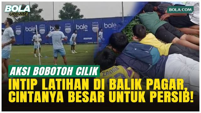 Bobotoh Cilik Intip Latihan Persib Jelang Duel Panas Lawan Persija