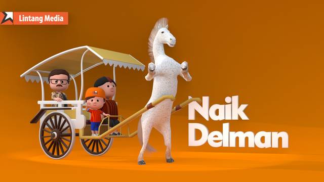 Naik Delman (3D Video) - Lagu Anak Indonesia Populer