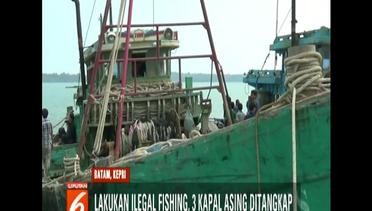 Diduga Lakukan Ilegal Fishing, 3 Kapal Asing Berbendera Vietnam Ditangkap TNI - Liputan 6 Terkini