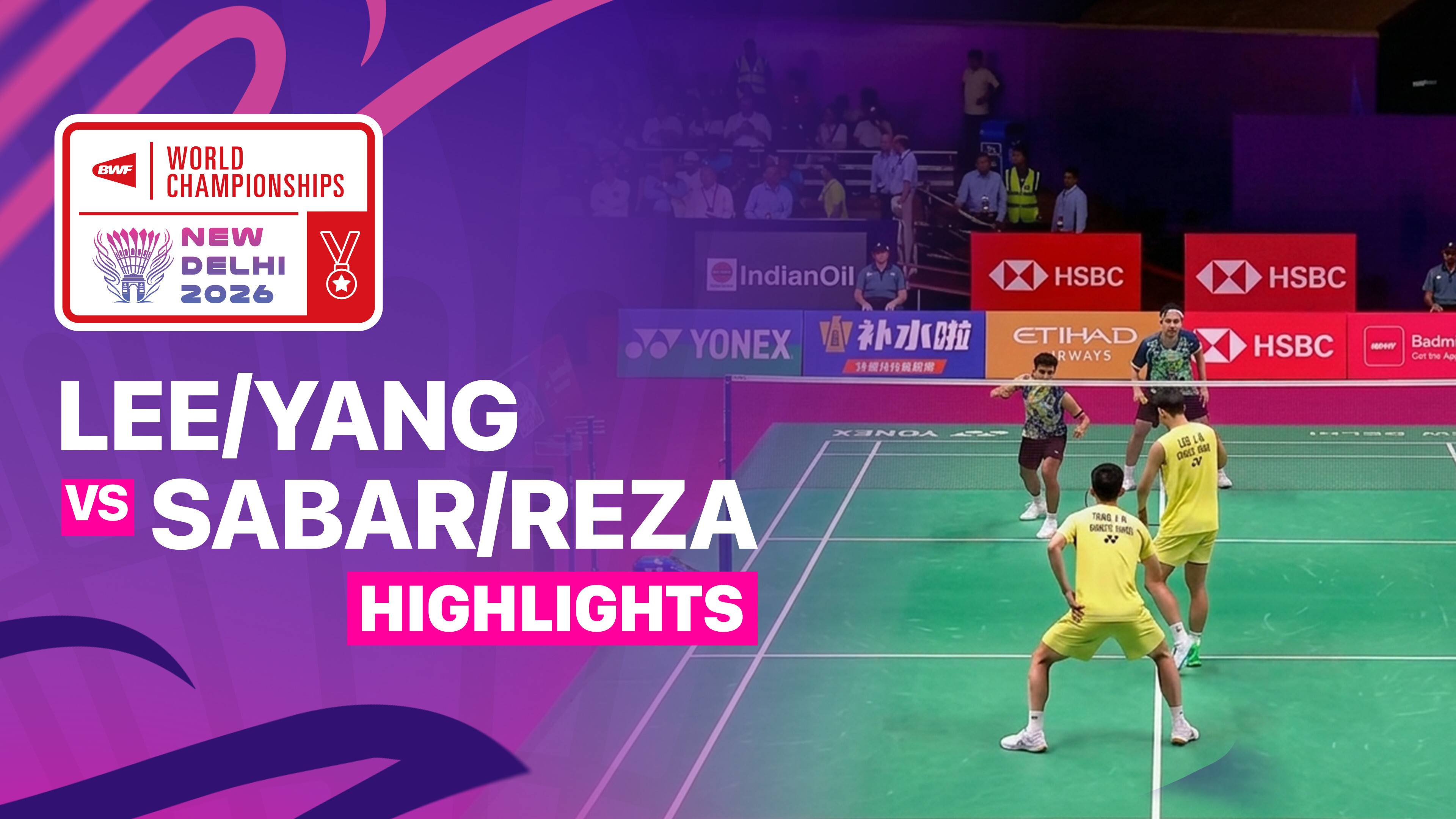 Lee Jhe-Huei/Yang Po-Hsuan (TPE) vs Sabar Karyaman Gutama/Moh Reza Pahlevi Isfahani (INA) - Men's Doubles Round of 16 | BWF World Championships 2026