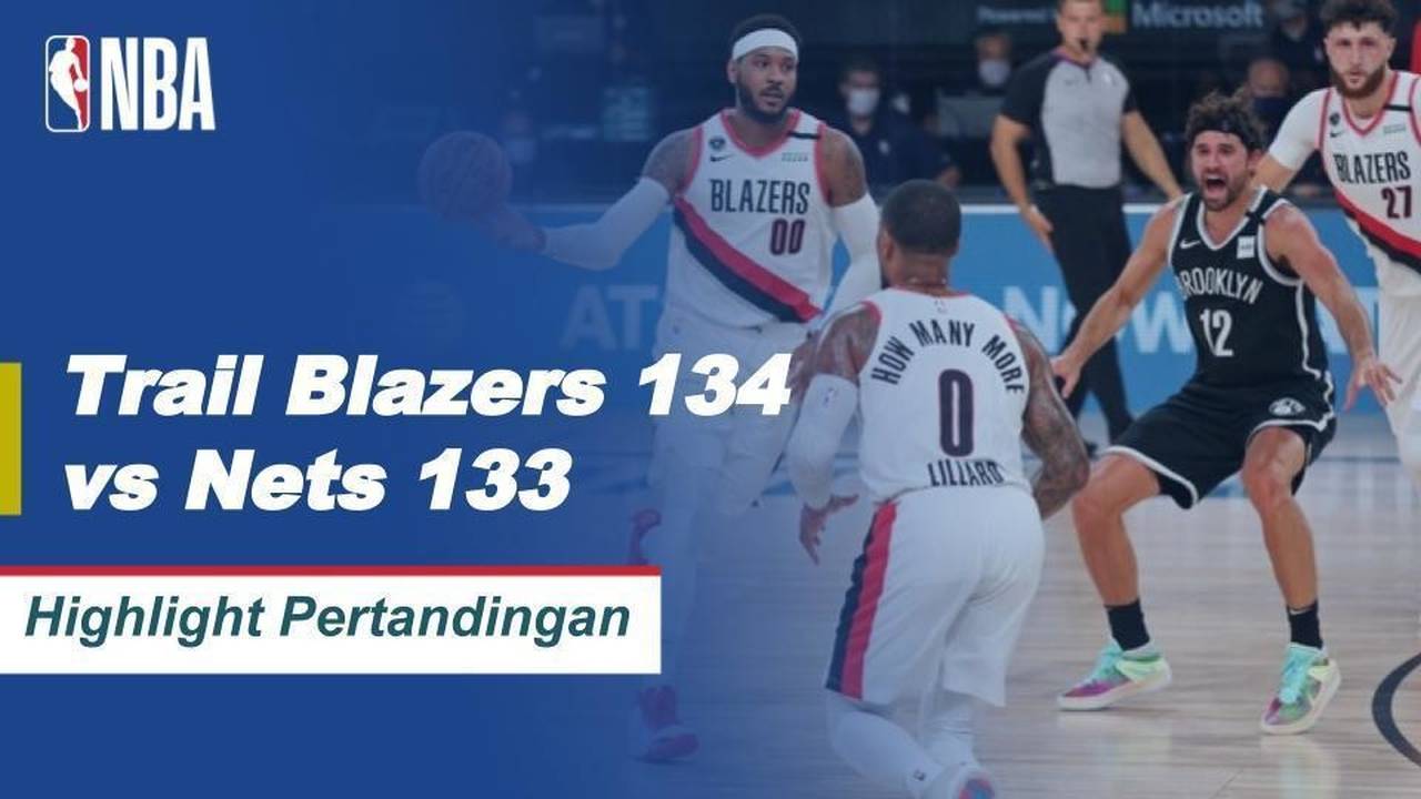 Match Highlight Portland Trail Blazers 134 vs 133 Brooklyn Nets NBA