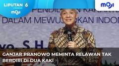 Ganjar Pranowo Minta Relawan Tak Berdiri Dua Kaki. - Liputan 6 Pagi | Moji