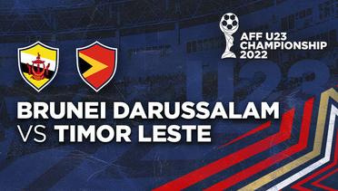 Full Match - Brunei Darussalam vs Timor Leste | AFF U-23 Championship 2022
