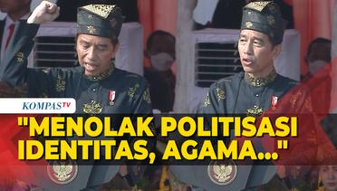 Pesan Tegas Jokowi di Upacara Hari Lahir Pancasila, Tolak Politik Identitas Hadapi Pemilu 2024