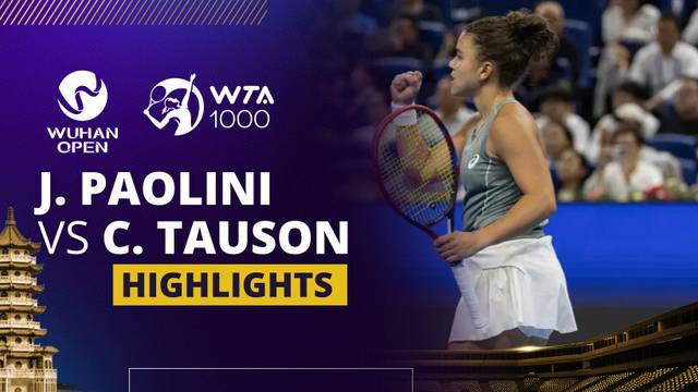 Jasmine Paolini vs Clara Tauson - Highlight | WTA 1000: Dongfeng Voyah Wuhan Open 2025