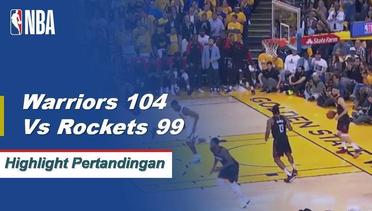 NBA | Cuplikan Hasil Pertandingan : Warriors 104 vs Rockets 99