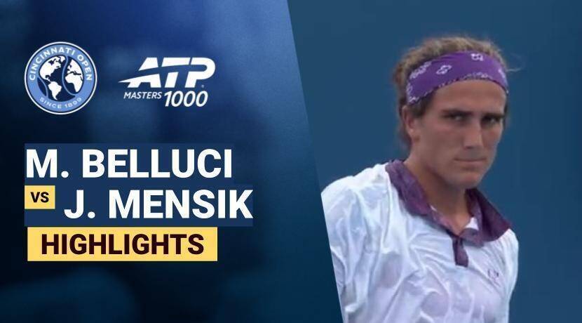 Mattia Belluci vs Jakub Mensik - Round 2 (Champions Court) | ATP 1000: Cincinnati Open 2026