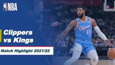 Match Highlight | LA Clippers vs Sacramento Kings | NBA Regular Season 2021/22