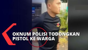 Aksi Arogansi Oknum Polisi Terekam Kamera Saat Hendak Todongkan Pistol ke Warga!