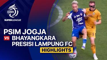 PSIM Jogja vs Bhayangkara Presisi Lampung FC - Highlight | BRI Super League 2025/26