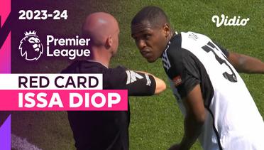 Kartu Merah: Issa Diop (Fulham) | Fulham vs Man City | Premier League 2023/24