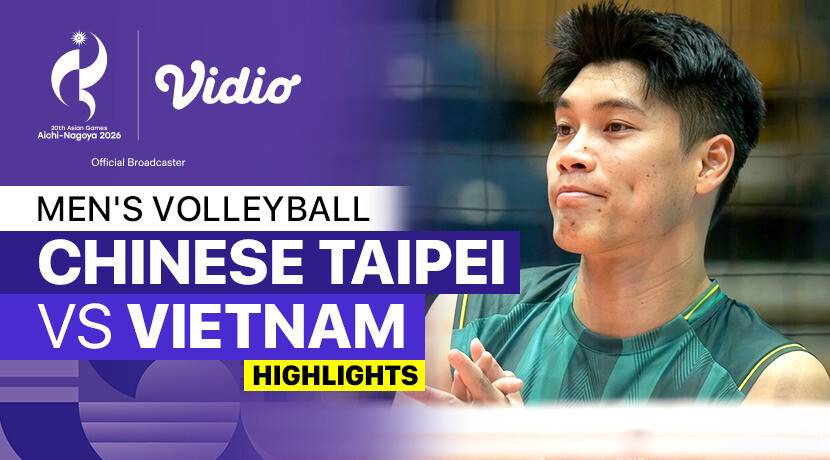 Chinese Taipei vs Vietnam - Men's Volleyball 9th Place Match | 20th Asian Games Aichi-Nagoya 2026