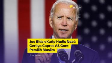 Joe Biden Kutip Hadis Nabi: Gerilya Capres AS Gaet Pemilih Muslim