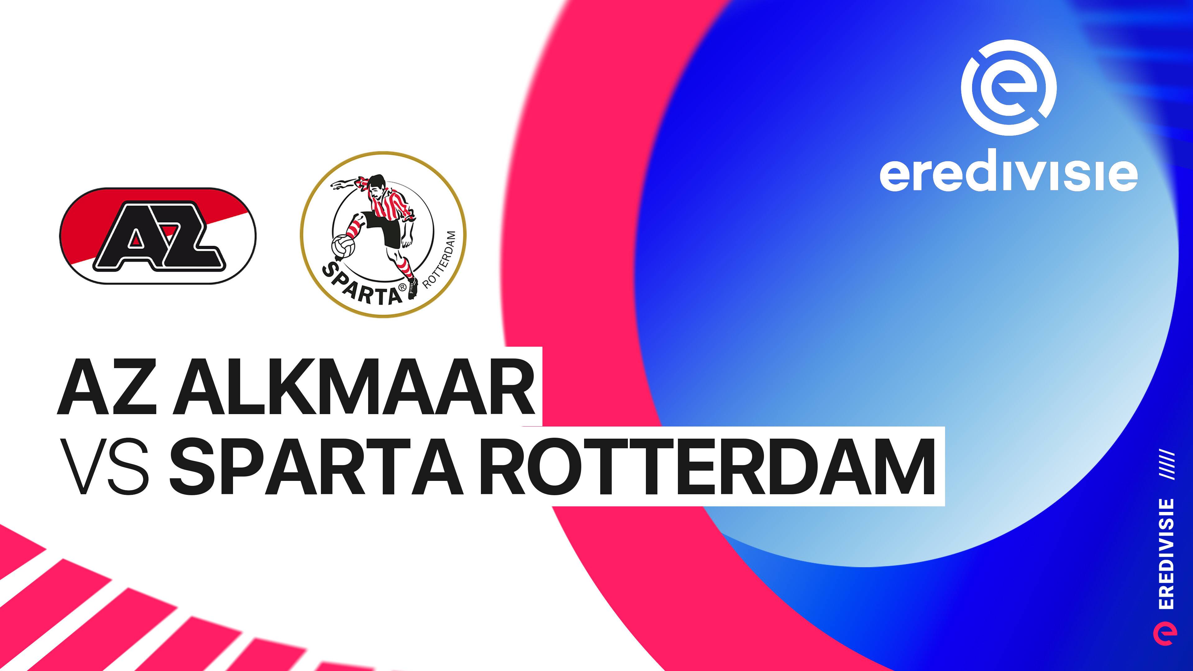 AZ Alkmaar vs Sparta Rotterdam