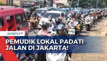 Ramai Silaturahmi dan Kunjungan Keluarga, Pemudik Lokal Padati Jalan di Jakarta!