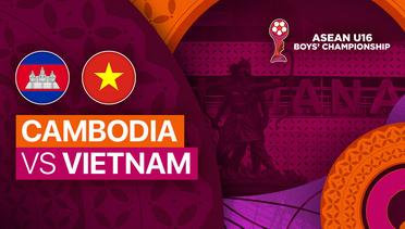 Cambodia vs Vietnam - Full Match | ASEAN U16 Boys Championships 2024