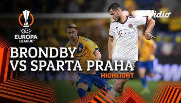 Highlight - Brondby vs Sparta Praha | UEFA Europa League 2021/2022