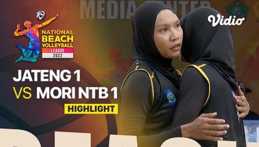 Highlights | Semifinal - Putri (2x2): Jateng 1 vs Mori NTB 1 | National Beach Volleyball League 2022