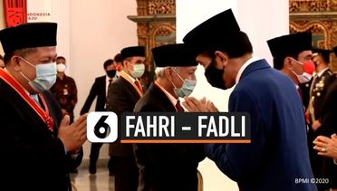 Momen Fahri dan Fadli Terima Bintang Mahaputra Naraya dari Jokowi