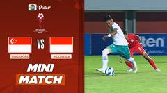 Mini Match - Singapore VS Indonesia | Piala AFF U-16 2022